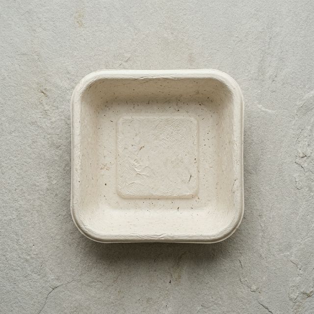 EcoLogic compostable tableware close-up