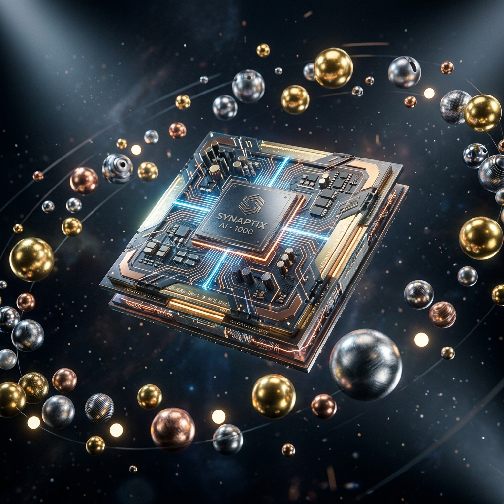 Critical mineral extraction from electronic waste chip